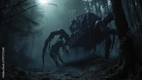 Monster spider dark forest © Dennis