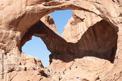 arch formations at arches national park  photo