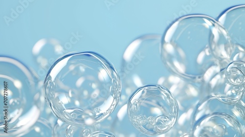 Bubbles floating in the air, perfect for adding a touch of whimsy and playfulness to any project
