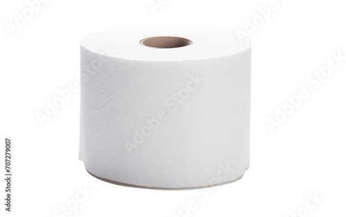 Toilet Tissue Roll Isolated on Transparent Background PNG.