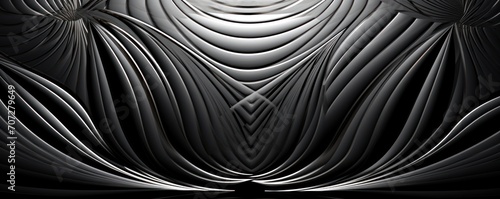 Symmetric silver line background pattern 