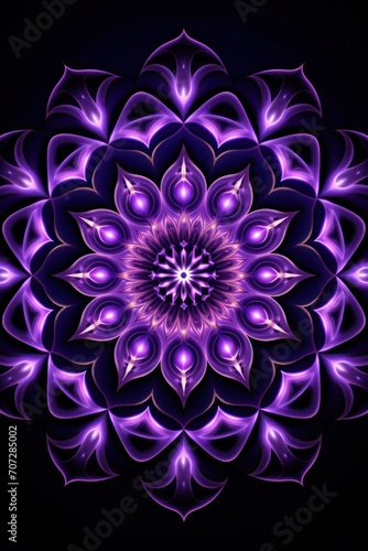 Symmetric violet circle background pattern  © GalleryGlider