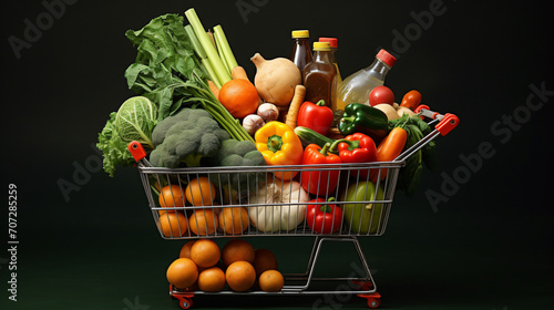 When it comes to shopping give preference vegetable fruit basket