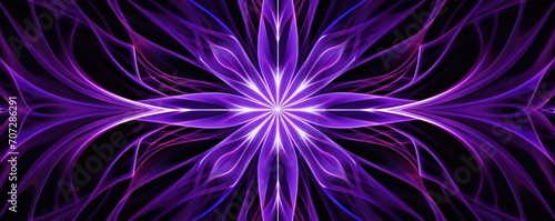 Symmetric violet line background pattern 