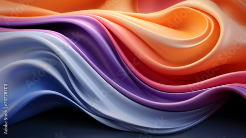 abstract colorful glowing wavy perspective with fractals and curves background 16 9 widescreen wallpapers