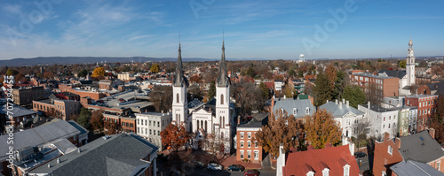 Frederick Maryland daytime aerial cityscape photo