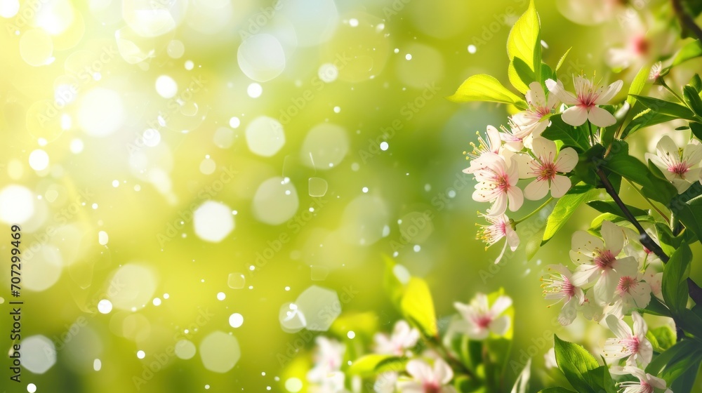 magic spring background with copy space. magic spring background with copy space.