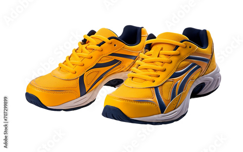 Shoes for students designed with slip-resistant soles Isolated on Transparent Background PNG.