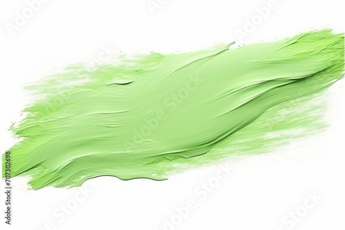 Green mint paint texture, abstract light texture, splash of paint on a light background