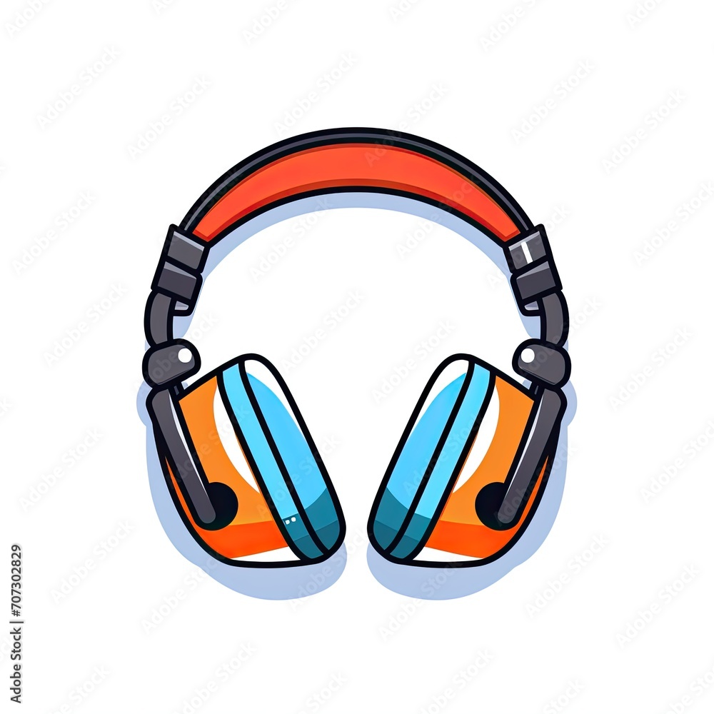 headphones on a white background headphones on a white background