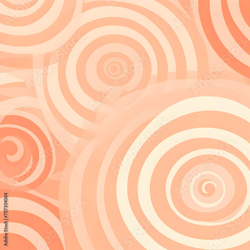 Abstract pastel pink seamless pattern background with circles 