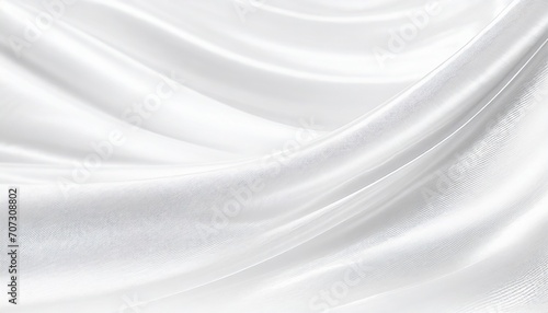 white gray satin texture that is white silver fabric silk panorama background with beautiful soft blur pattern natural