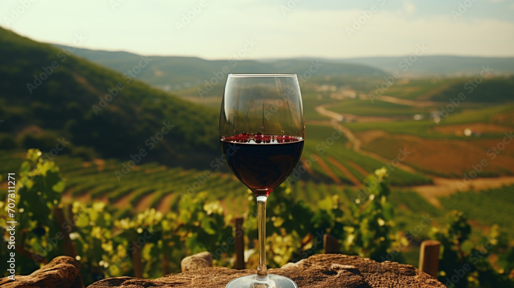 Wine, Winery, Vineyards. wine and landscape