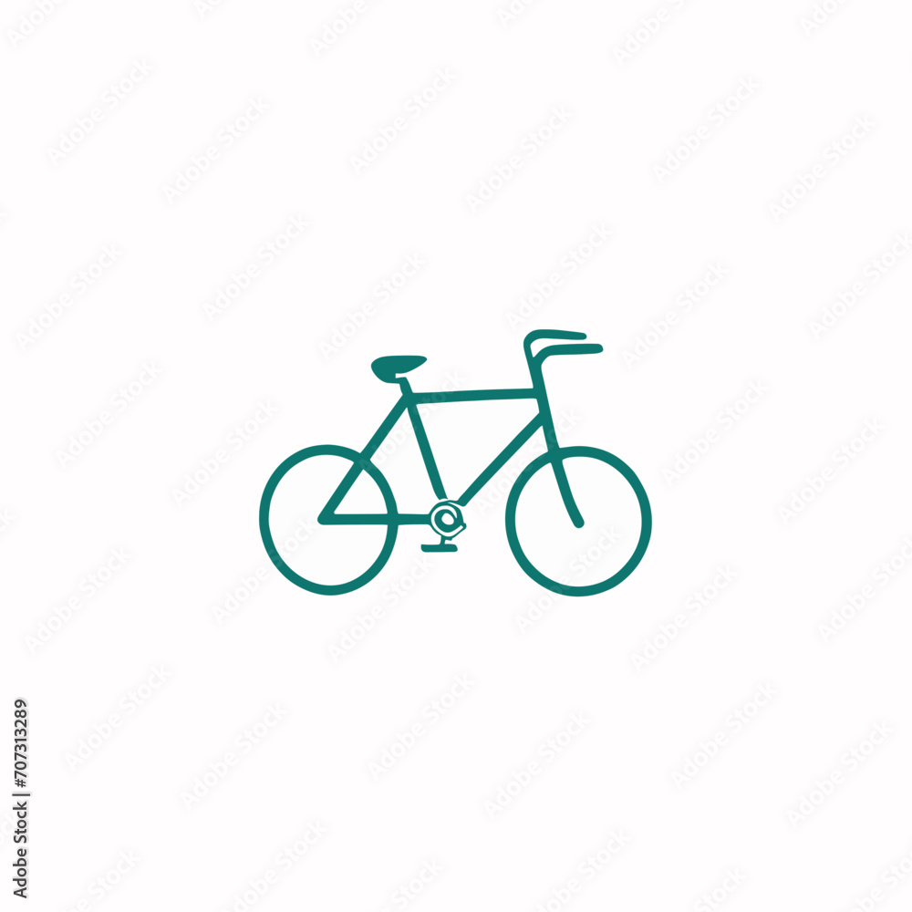 Bike vector set icon