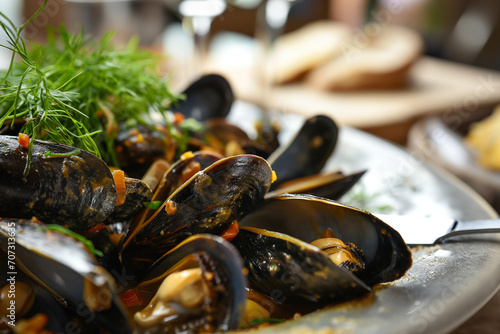 mussels with lemon