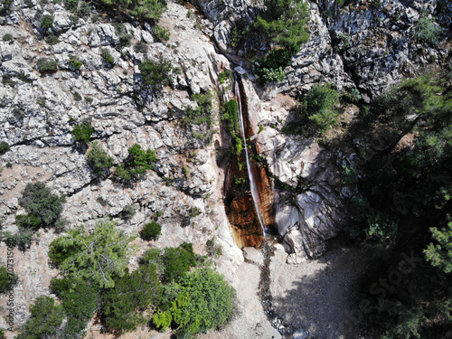 Located in the Turkish city of Gokceada, Marmaros Waterfall is the largest waterfall on the island. photo