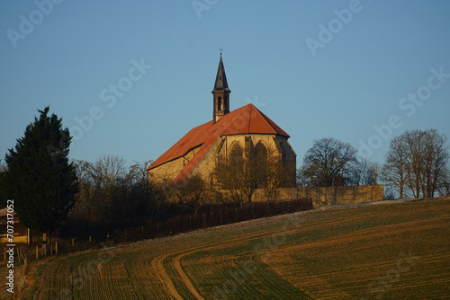 Wallpaper Mural Gothic convent church from 1497 of the Augustinian in monastery Wittenburg, district of Hildesheim Elze, Lower Saxony, Germany. Torontodigital.ca