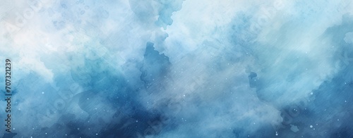 watercolor background in blue colors