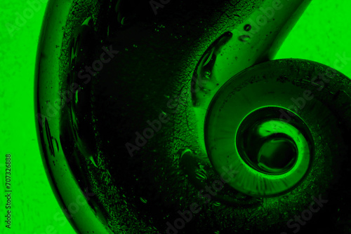 Abstract green snile photo
