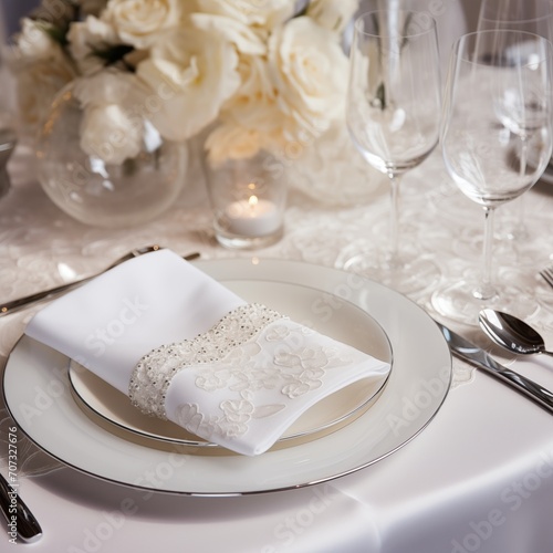 wedding table setting