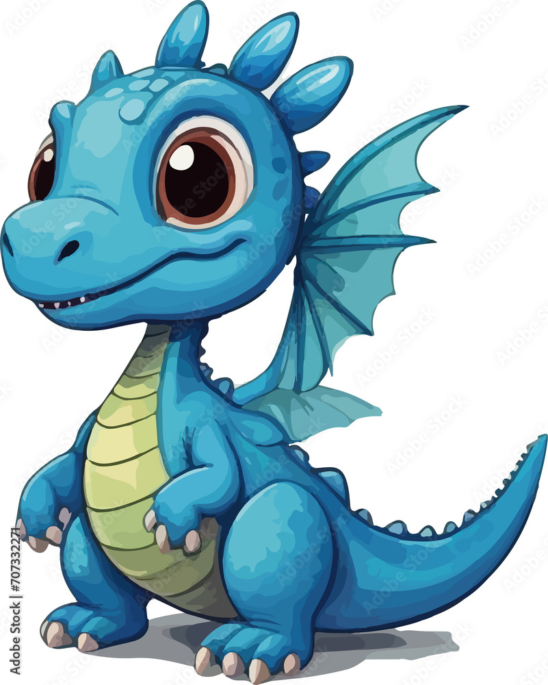 Fototapeta premium Blue Dragon 