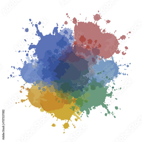 33 Color Splash Watercolor Backgrounds