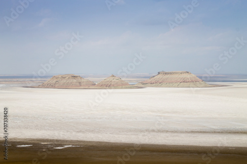 Mangystau region landscape, Karyn Zharyk depression, Kazakhstan photo