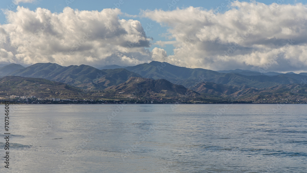 view of the mountains of northern Cyprus on a winter day 2