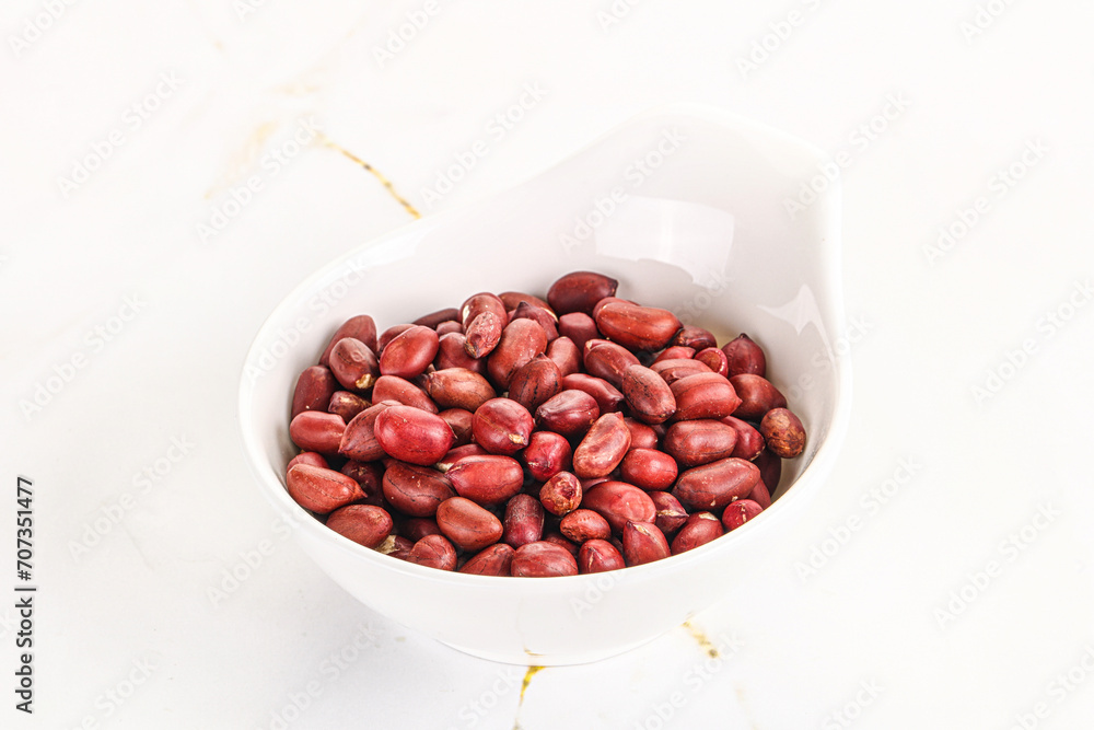 Raw peanut heap for roast Raw peanut heap for roast