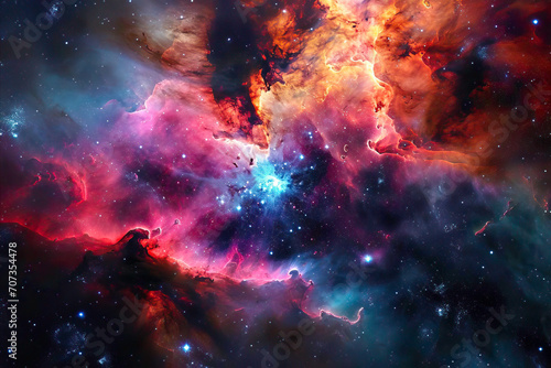 A Colorful Space Filled With Lots of Stars