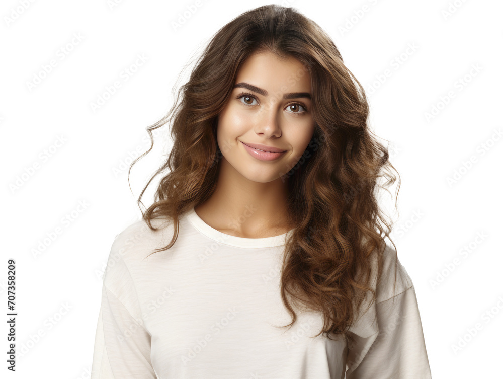 young woman pointing with his finger. transparent background, PNG young woman pointing with his finger. transparent background, PNG