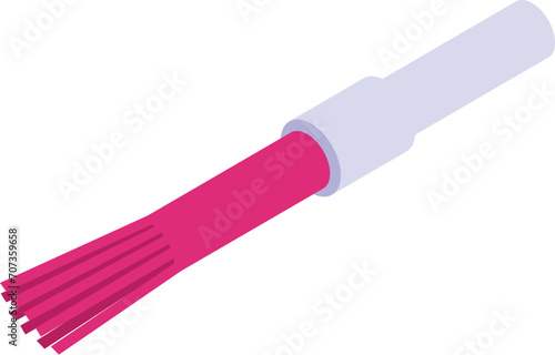 Celebration blower party icon isometric vector. Fun instrument. Noise maker