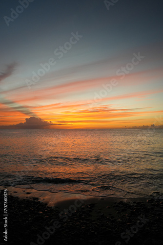 Sunset in Soufriere