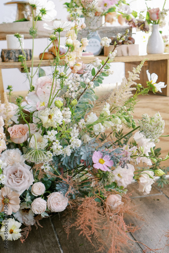 wedding bouquet in the garden
