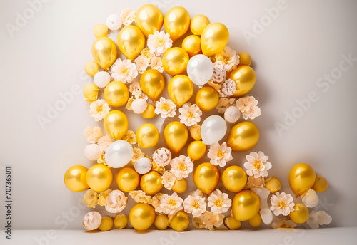 balloons holiday background