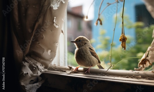 looking througth the window and see flying little sparrow 8k uhd photography sony alpha a7r iv 18 mm f/1,15 --ar 5:3 --v 5.2 Job ID: 70bfb3ee-9eef-47c8-befe-52f22913cf7c