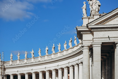 The Papal Basilica of Saint Peter in the Vatican, or simply Saint Peter's Basilica, an Italian Renaissance and Baroque church located in Vatican City