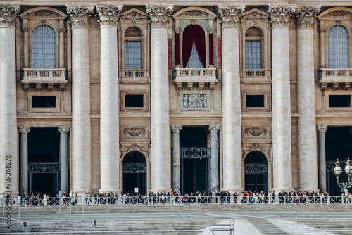 The Papal Basilica of Saint Peter in the Vatican, or simply Saint Peter's Basilica, an Italian Renaissance and Baroque church located in Vatican City