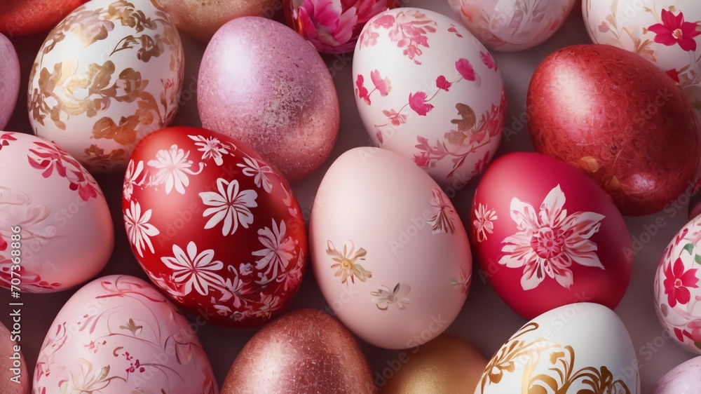 Easter's charm a serene sunrise, playful bunny, or intricate still life. Adorned with pastels, blossoms, and eggs, it captures the essence of family, tradition, and spring's beauty, generative AI Easter's charm a serene sunrise, playful bunny, or intricate still life. Adorned with pastels, blossoms, and eggs, it captures the essence of family, tradition, and spring's beauty, generative AI