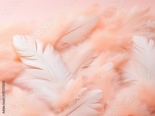 Gentle feather soft light background.