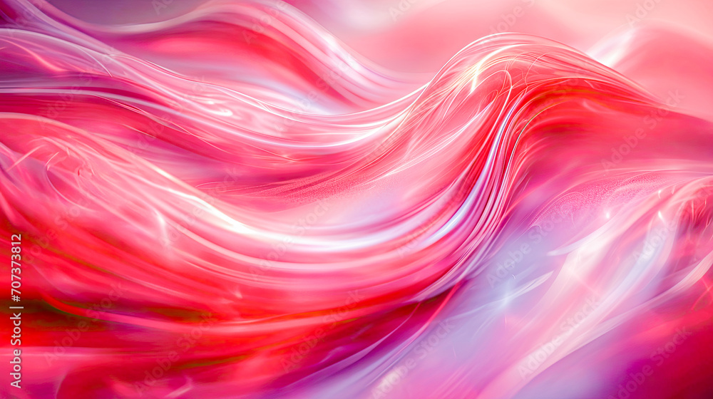 Abstract composition, waves movement, shades of red as main color, Valentine's Day celebration, concept graphic resources, generative ai Abstract composition, waves movement, shades of red as main color, Valentine's Day celebration, concept graphic resources, generative ai