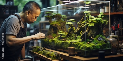 Someone who is designing a large terrarium