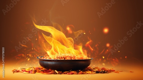 Happy lohri. Celebrating the warmth of cultural traditions and the joy of Lohri festival in Punjab: a vibrant cultural celebration of music, dance, and bonfires