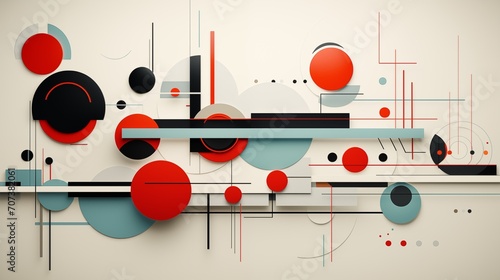 Abstract Neo Memphis, Dadaism, Cubism, Surrealism, Collage, Minimal style. Decoration art background. Abstract geometric illustration background. Templates for designs. Abstract templates for designs.