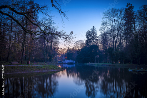 Park Maksimir and the lake in Zagreb, Croatia