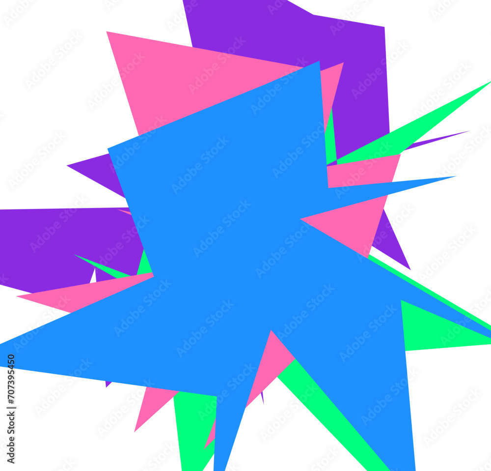 An abstract transparent cut out neon star burst shape design element. An abstract transparent cut out neon star burst shape design element.