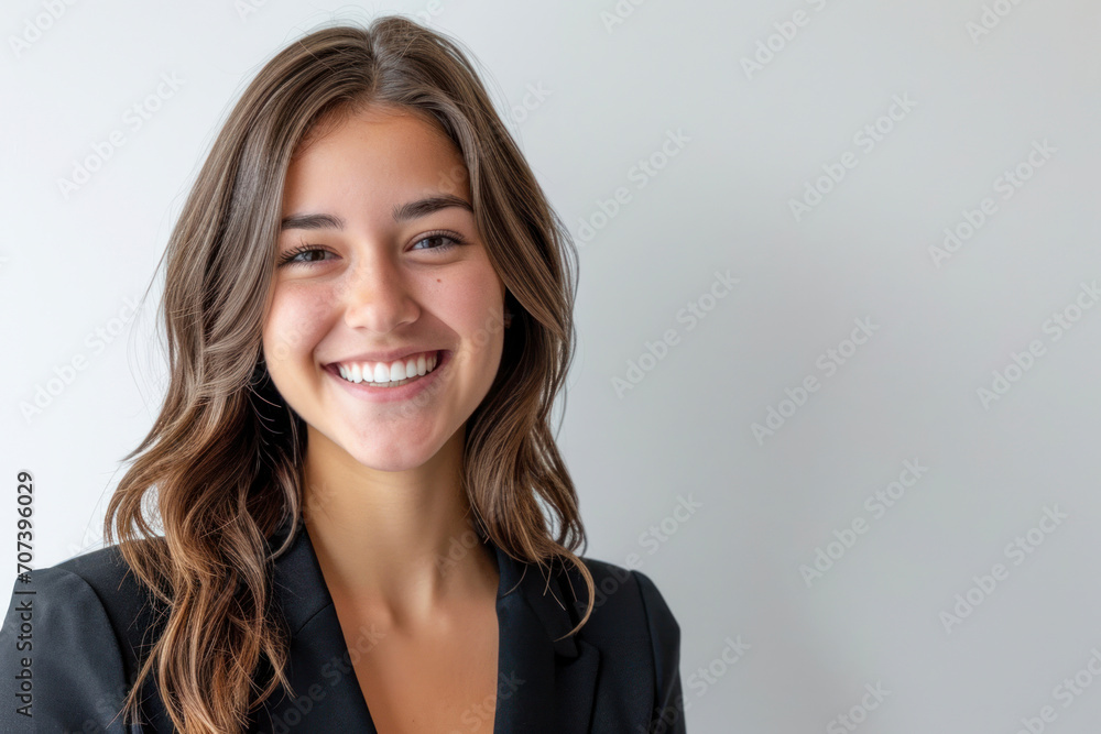 A friendly and approachable portrait of a young professional with a genuine smile. A friendly and approachable portrait of a young professional with a genuine smile.
