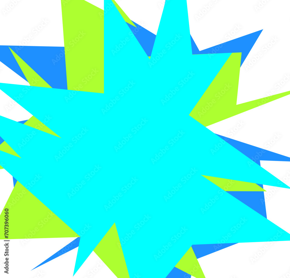 An abstract transparent cut out neon star burst shape design element. An abstract transparent cut out neon star burst shape design element.