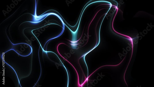 abstract dark glowing background loop