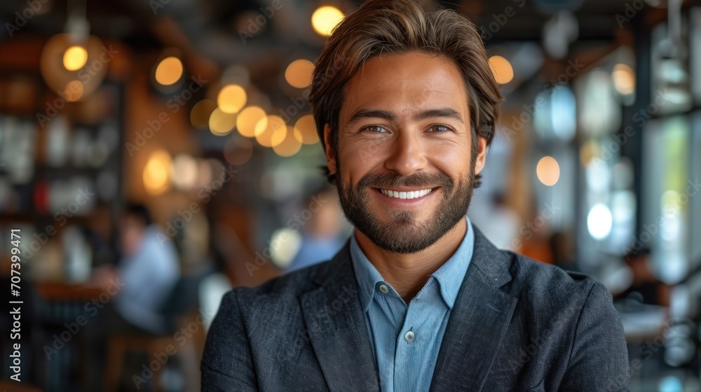 Portrait of handsome confident man. Best candidate of job Portrait of handsome confident man. Best candidate of job